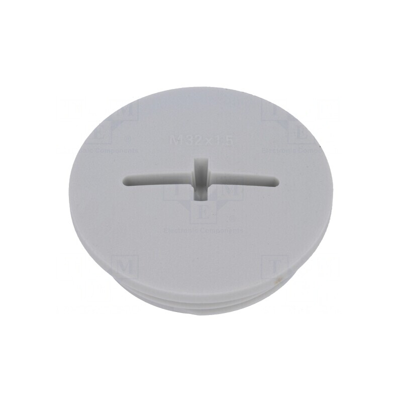 Capac de Protecție Poliamidă Gri IP54 8mm | Electronic-mag.ro | Componente Electronice