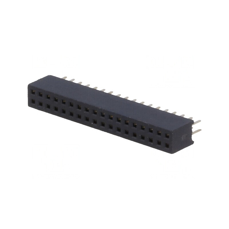 Soclu pini mamă 36 pini 1,27mm THT 2x18 | Electronic-mag.ro | Componente Electronice