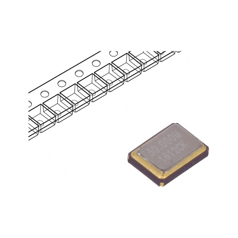 Rezonator de cuarţ 30MHz SMD 3.4x2.7mm | Electronic-mag.ro | Componente Electronice