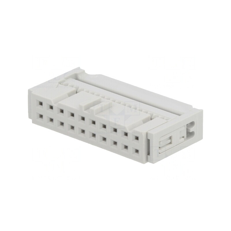 Mufă IDC Mamă 20 Pin Aurită 1,27mm | Electronic-mag.ro | Componente Electronice