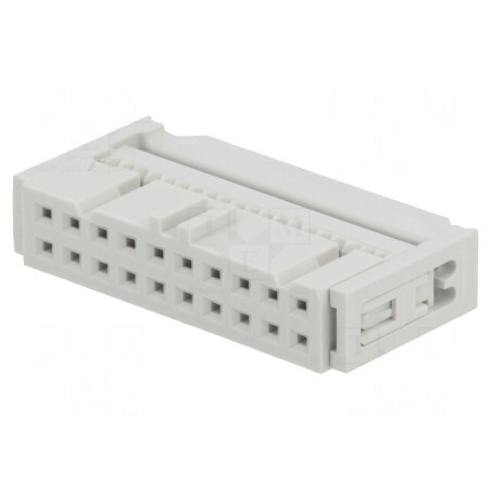 Mufă IDC Mamă 20 Pin Aurită 1,27mm | Electronic-mag.ro | Componente Electronice