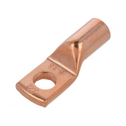 Inelar Tubular Crimpat M6 16mm2 Cupru 25.5mm | Electronic-mag.ro | Componente Electronice