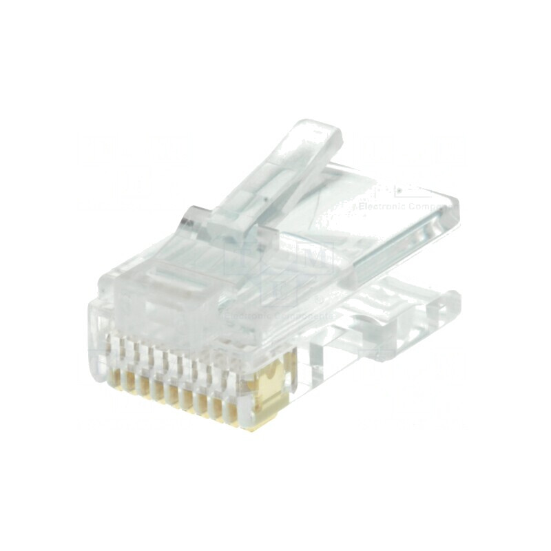Mufă RJ50 Aurită 10p10c pentru Cablu | Electronic-mag.ro | Componente Electronice