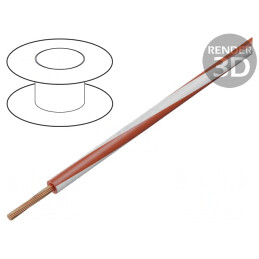Cablu Electric PVC Cu 1mm2 Roșu-Alb | Electronic-mag.ro | Componente Electronice