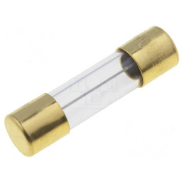 Siguranţă întârziere 10A 250VAC SMD 5x20mm cupru | Electronic-mag.ro | Componente Electronice