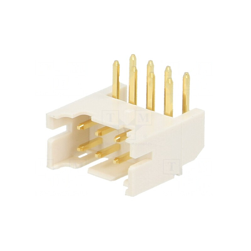Soclu cablu-placă tată 2mm 8 pini aurit THT | Electronic-mag.ro | Componente Electronice