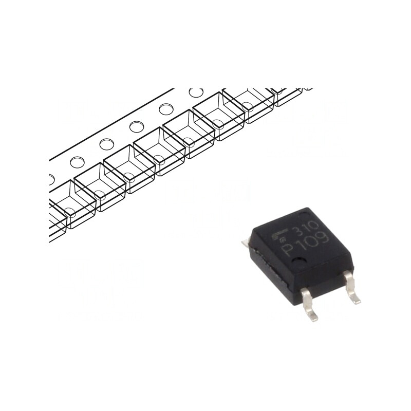 Optocuplor SMD 3,75kV SO6 | Electronic-mag.ro | Componente Electronice