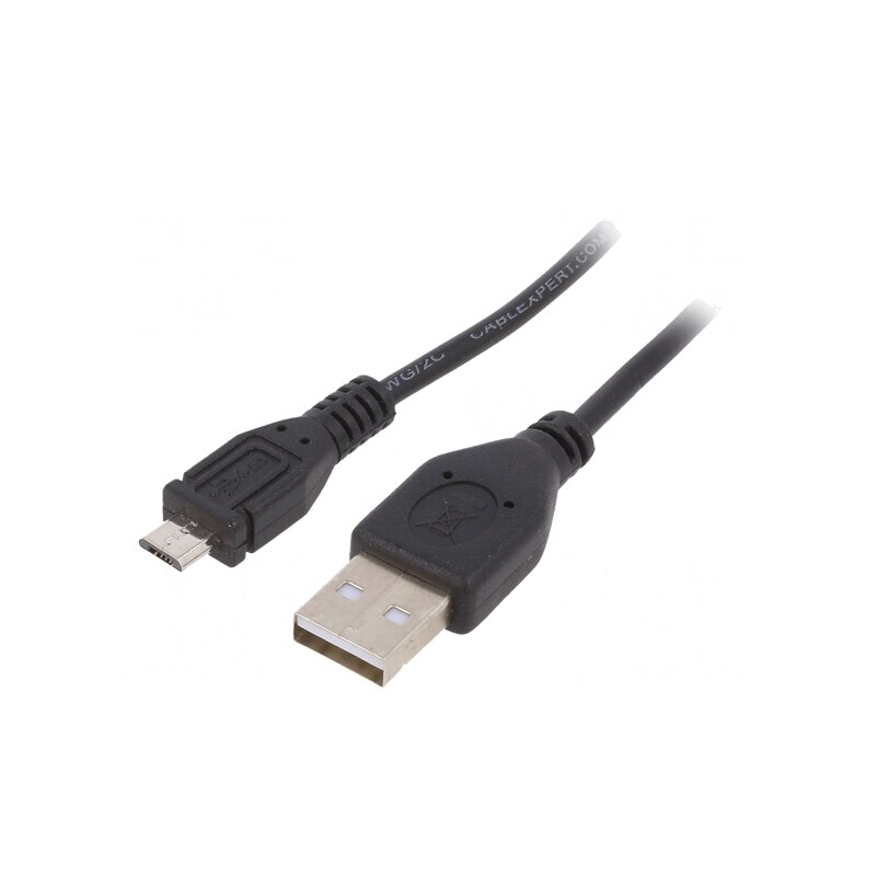 Cablu USB 2.0 A la Micro B Aurit 0,5m Negru | Electronic-mag.ro | Componente Electronice Cablu USB 2.0 A la Micro B Aurit 0,5m Negru | Electronic-mag.ro | Componente Electronice