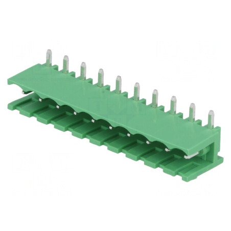 Regletă de conexiuni deconectabilă 5mm 10 piste 90° | Electronic-mag.ro | Componente Electronice