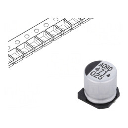 Condensator Electrolitic SMD 470uF 25V 10x10mm