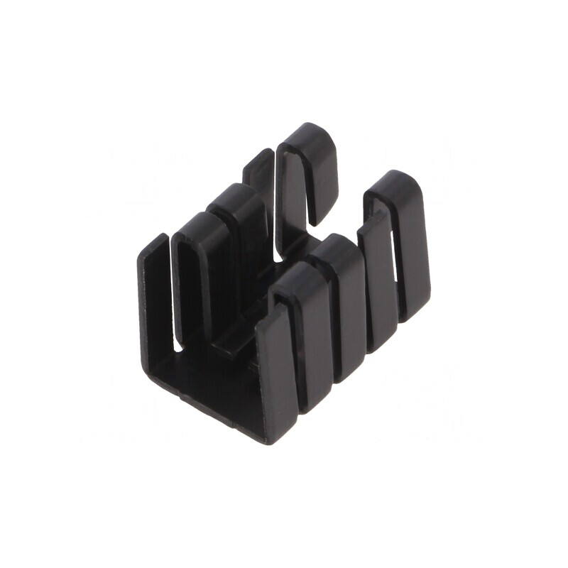 Radiator TO220 Extrudat Negru 19x12.8x12.7mm | Electronic-mag.ro | Componente Electronice