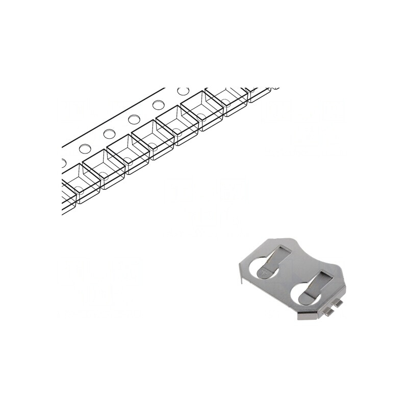 Clips Rola SMT 2,8mm CR2016 | Electronic-mag.ro | Componente Electronice