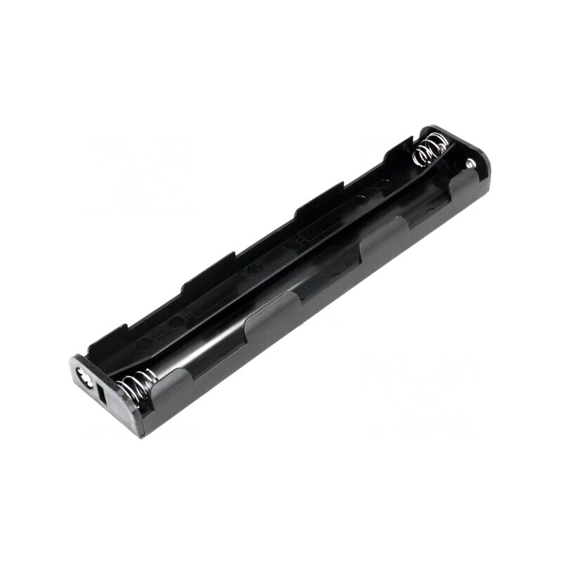 Suport Baterii 6x AA/R6 Negru | Electronic-mag.ro | Componente Electronice