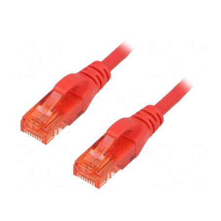 Patch Cord UTP Cat6 1m Roșu | Electronic-mag.ro | Componente Electronice