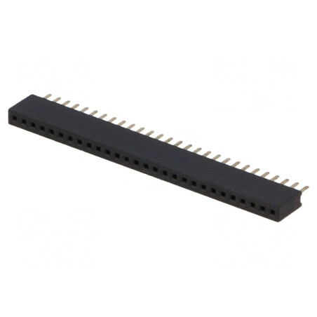 Soclu şiruri pini mamă 28 pini drept THT 1,27mm | Electronic-mag.ro | Componente Electronice