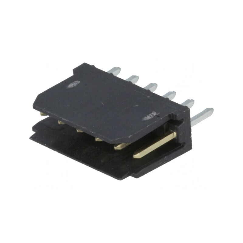 Soclu cablu-placă 6 pini 2,54mm aurit FCI | Electronic-mag.ro | Componente Electronice