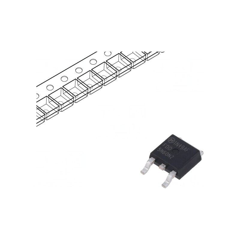 N-MOSFET 600V 2.4A 83W DPAK Tranzistor | Electronic-mag.ro | Componente Electronice