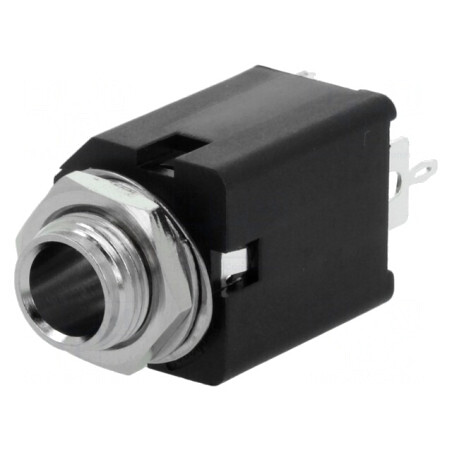 Soclu Jack 6,3mm Mamă Mono pentru Panou | Electronic-mag.ro | Componente Electronice