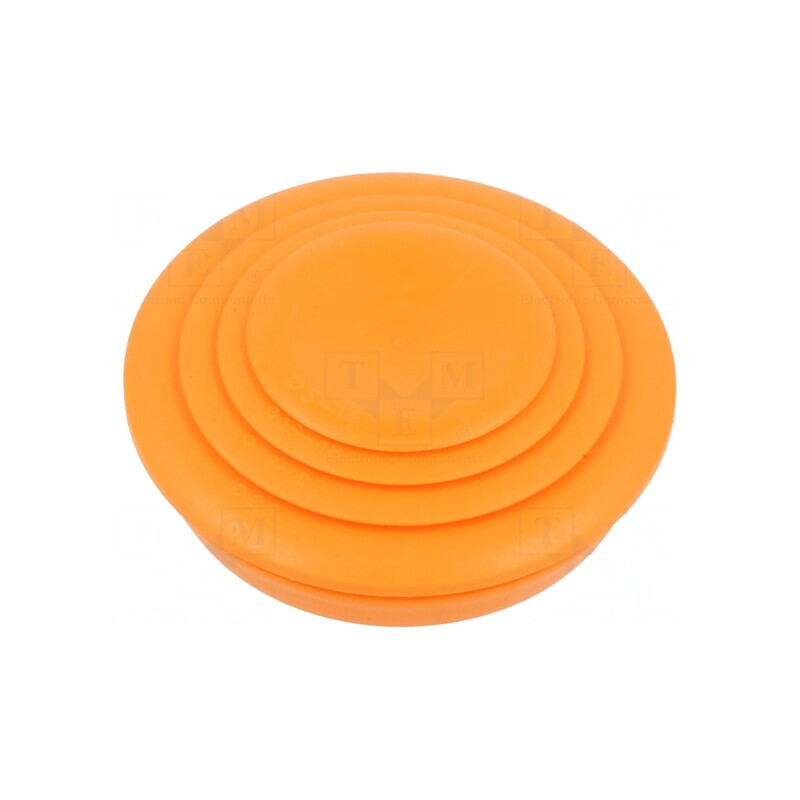 Manșon elastomer TPE portocaliu pentru cablu 0-28mm | Electronic-mag.ro | Componente Electronice