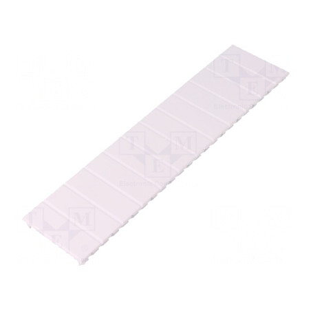 Capac de protecție alb pentru carcase 52mm x 219mm | Electronic-mag.ro | Componente Electronice