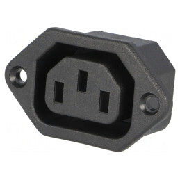 Conector Alimentare AC 10A 250V IEC 60320 | Electronic-mag.ro | Componente Electronice