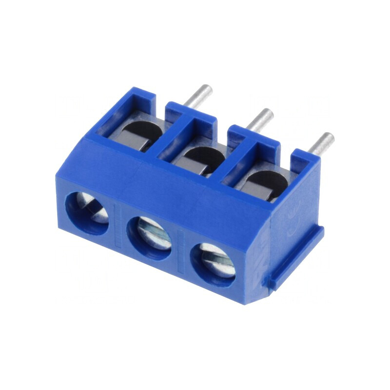 Regletă de conexiuni PCB unghi 90° 5mm 3 piste 1,5mm2 | Electronic-mag.ro | Componente Electronice Regletă de conexiuni PCB unghi 90° 5mm 3 piste 1,5mm2 | Electronic-mag.ro | Componente Electronice