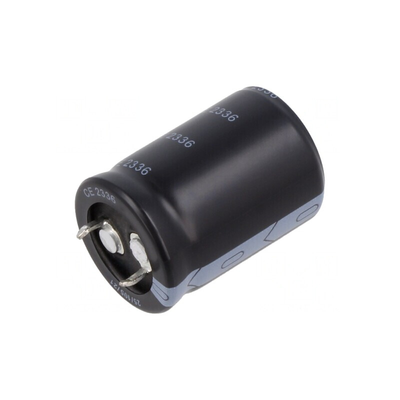 Condensator Electrolitic Snap-In 100uF 400V Ø22x30mm 20% | Electronic-mag.ro | Componente Electronice