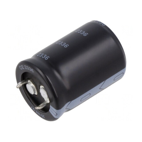 Condensator Electrolitic Snap-In 100uF 400V Ø22x30mm 20% | Electronic-mag.ro | Componente Electronice