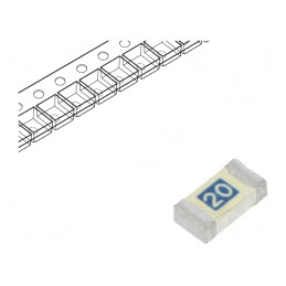 Siguranță Fuzibil 20A 32V SMD Ceramică