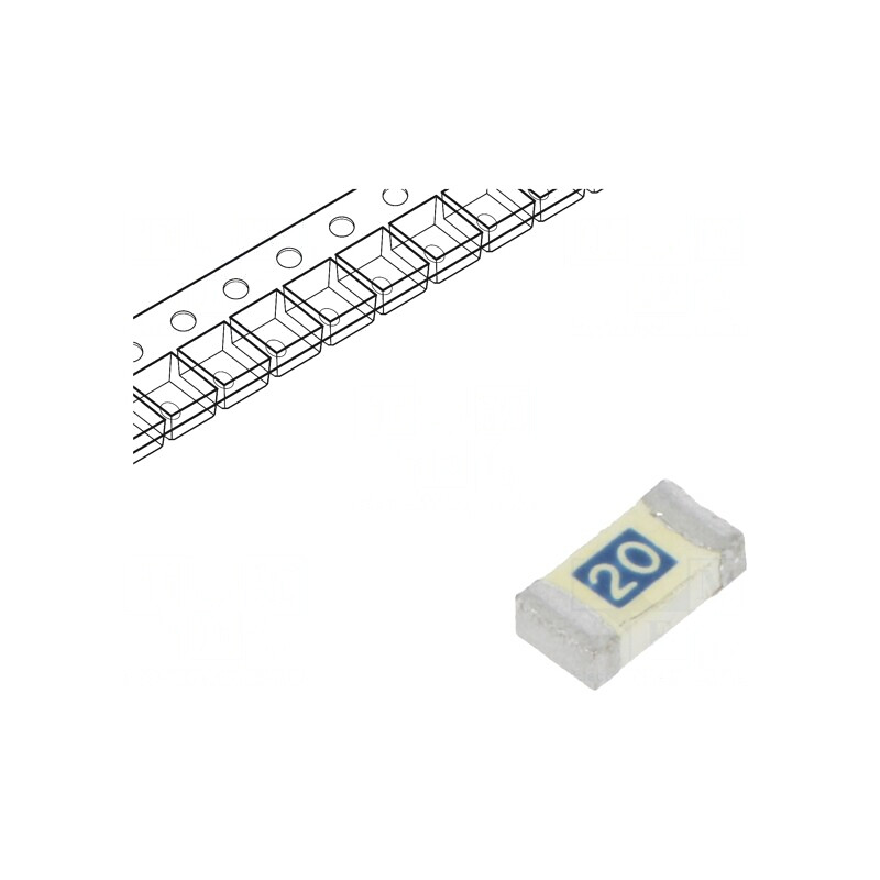 Siguranță Fuzibil 20A 32V SMD Ceramică | Electronic-mag.ro | Componente Electronice