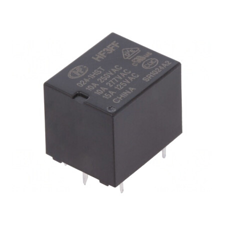 Releu electromagnetic SPST-NO 24VDC 15A 10A/277VAC | Electronic-mag.ro | Componente Electronice