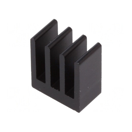 Radiator Extrudat Negru 8x13.5x15.24mm 25.6K/W | Electronic-mag.ro | Componente Electronice