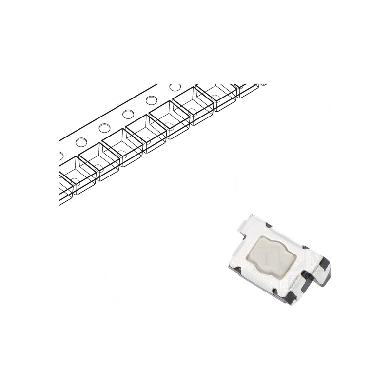 Microîntrerupător TACT SPST 0,05A 12VDC | Electronic-mag.ro | Componente Electronice