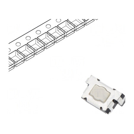 Microîntrerupător TACT SPST 0,05A 12VDC | Electronic-mag.ro | Componente Electronice