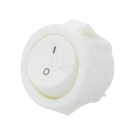 Comutator Basculant SPST ON-OFF 3A Alb | Electronic-mag.ro | Componente Electronice