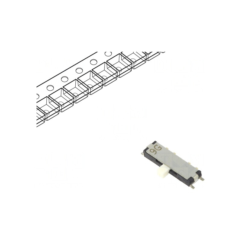 Comutator glisant 3 poziții SMT | Electronic-mag.ro | Componente Electronice
