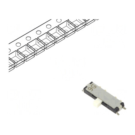 Comutator glisant 3 poziții SMT | Electronic-mag.ro | Componente Electronice