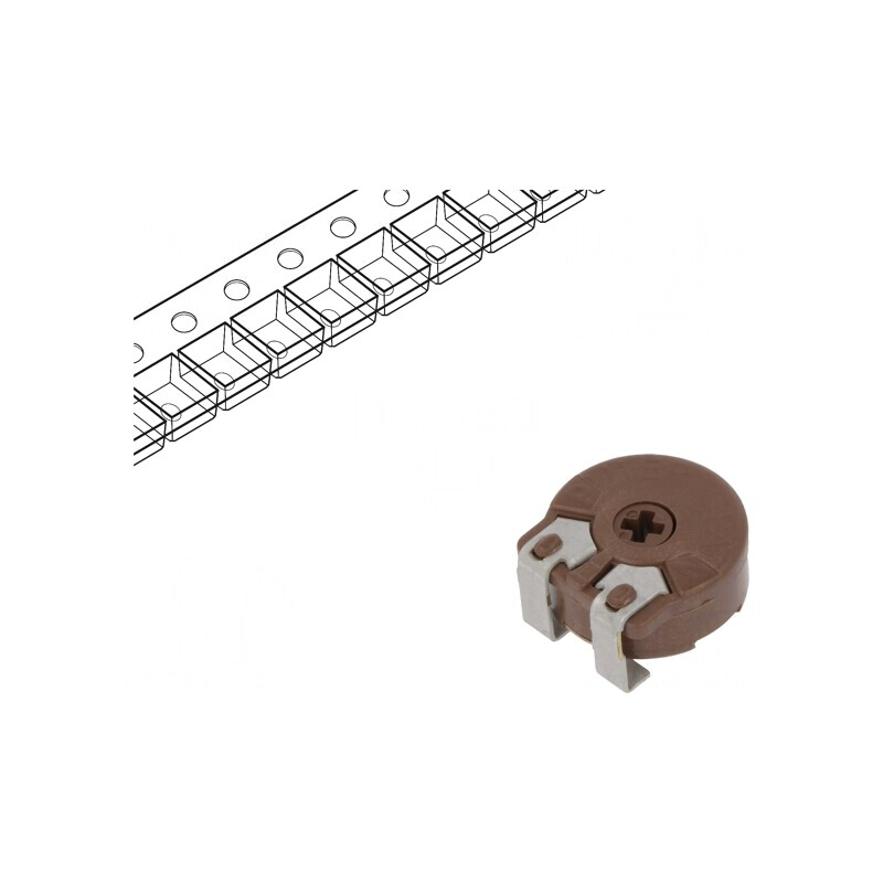 Potentiometru 100kΩ 330mW Orizontal pentru Montare | Electronic-mag.ro | Componente Electronice