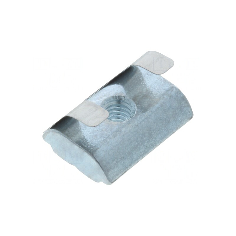 Piuliţă pentru Profile 8mm cu Arc Lamelar Oţel Zincat | Electronic-mag.ro | Componente Electronice