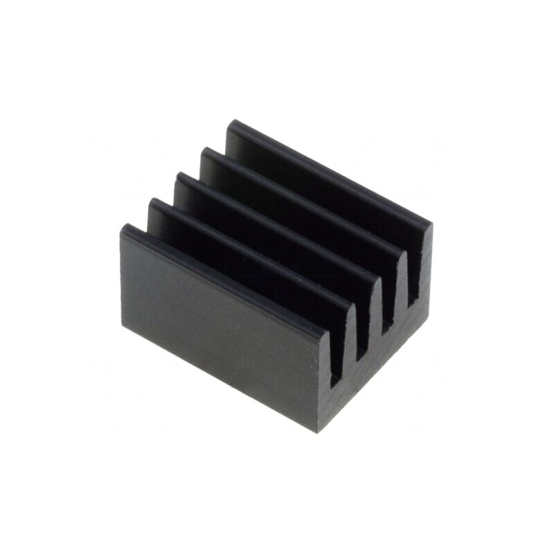 Radiator Aluminiu Negru 10x8x6mm 71K/W | Electronic-mag.ro | Componente Electronice