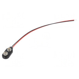 Conector baterie 6F22 cu cabluri 150mm | Electronic-mag.ro | Componente Electronice