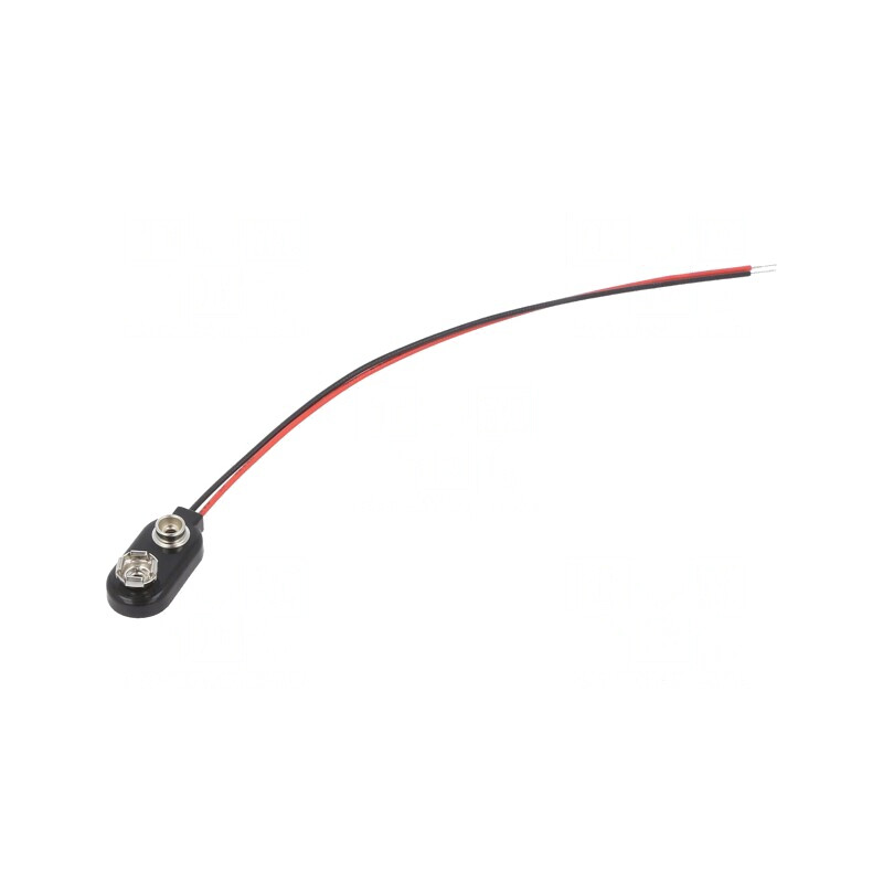 Conector baterie 6F22 cu cabluri 150mm | Electronic-mag.ro | Componente Electronice