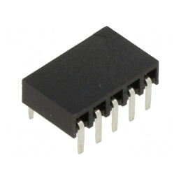 Soclu pini mamă 2,54mm 5 pini THT pentru PCB | Electronic-mag.ro | Componente Electronice