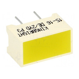 Afișaj LED Galben Difuz 588nm 9-31mcd | Electronic-mag.ro | Componente Electronice
