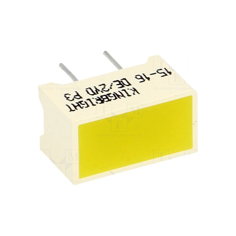 Afișaj LED Galben Difuz 588nm 9-31mcd | Electronic-mag.ro | Componente Electronice