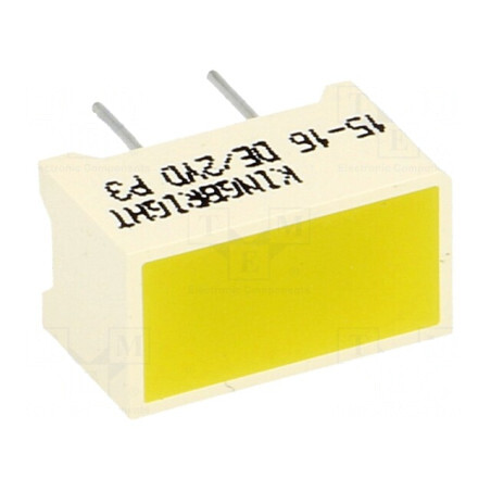 Afișaj LED Galben Difuz 588nm 9-31mcd | Electronic-mag.ro | Componente Electronice