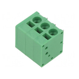 Regletă de Conexiuni PCB 90° 5mm 3 Piste 20A | Electronic-mag.ro | Componente Electronice