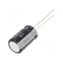 Condensator Electrolitic THT 1000uF 35V 12.5x20mm 20% | Electronic-mag.ro | Componente Electronice