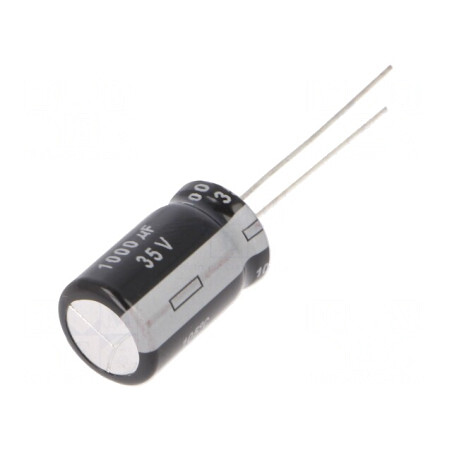 Condensator Electrolitic THT 1000uF 35V 12.5x20mm 20% | Electronic-mag.ro | Componente Electronice