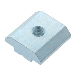 Piuliţă profil T zinc 8mm M4 | Electronic-mag.ro | Componente Electronice
